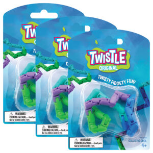 Twistle Original, Galactic Cool, Pack of 3