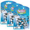 Twistle Original, Black & White, Pack of 3