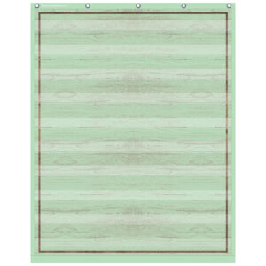 Mint Painted Wood Design 10 Pocket Chart, 34" x 44"