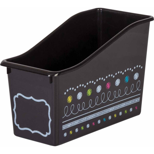 Chalkboard Brights Plastic Book Bin, Pack of 3