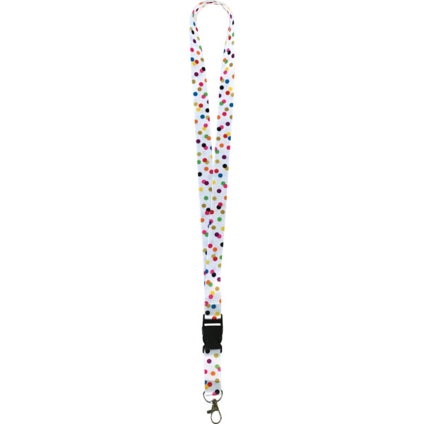 Confetti Lanyard, Pack of 6