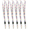 Colorful Paw Print Lanyard, Pack of 6