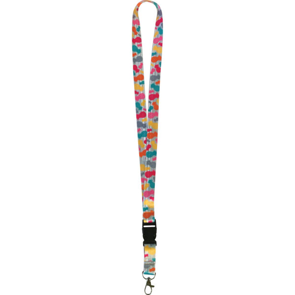 Tropical Punch Pineapples Lanyard, Pack of 6