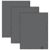 Deluxe Dry-Erase Pocket, For 8-1-2" x 11" Paper, Pack of 3