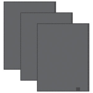 Deluxe Dry-Erase Pocket, For 8-1-2" x 11" Paper, Pack of 3