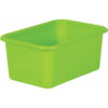 Lime Small Plastic Bin, Pack of 6