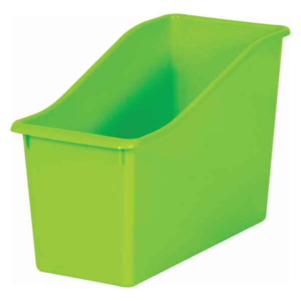 Lime Plastic Book Bin, Pack of 6