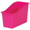 Pink Plastic Book Bin, Pack of 6