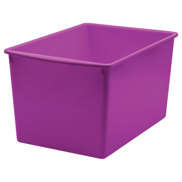 Purple Plastic Multi-Purpose Bin, Pack of 3