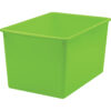 Lime Plastic Multi-Purpose Bin, Pack of 3