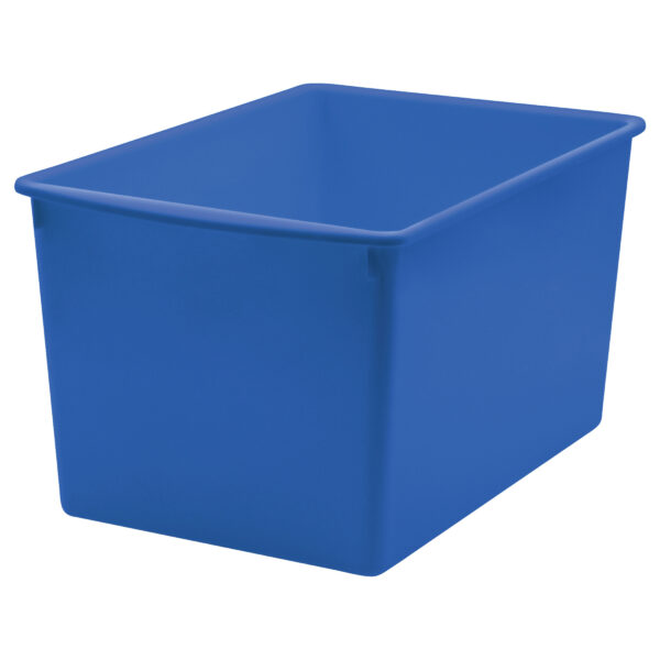 Blue Plastic Multi-Purpose Bin, Pack of 3