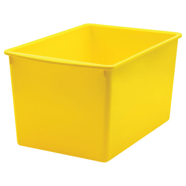 Yellow Plastic Multi-Purpose Bin, Pack of 3