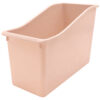 Blush Plastic Book Bin, Pack of 6