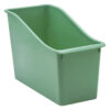 Eucalyptus Green Plastic Book Bin, Pack of 6