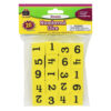 Foam Numbered Dice (1-6), 20 Per Pack, 3 Packs