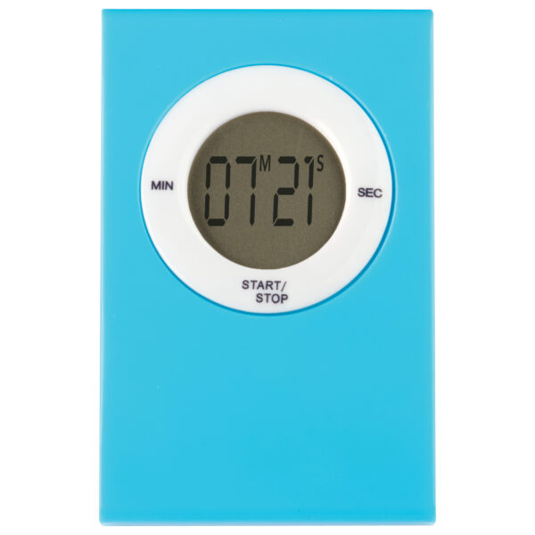 Magnetic Digital Timer, Aqua, Pack of 3