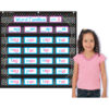 Chalkboard Brights 7 Pocket Chart (28" x 28")