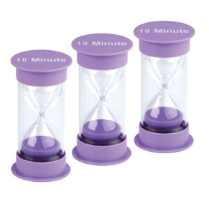 Sand Timer, Medium, 10 Minute, Pack of 3