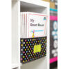 Chalkboard Brights Storage Bin, 16" x 11" x 5"