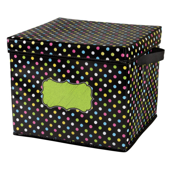 Chalkboard Brights Storage Box with Lid, Pack of 2