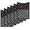 Chalkboard Brights Magnetic Storage Pocket, Pack of 6