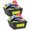 Chalkboard Brights Storage Caddy, 9" x 9" x 6", Pack of 2