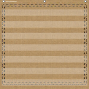 7-Pocket Pocket Chart, Burlap Design, 28" x 28"