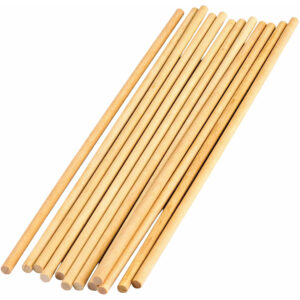 STEM Basics: 1-4" Wood Dowels, 12 Per Pack, 12 Packs