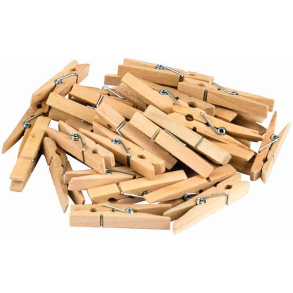 STEM Basics: Medium Clothespins, 50 Per Pack, 6 Packs