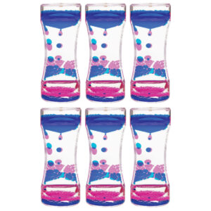 Blue & Pink Liquid Motion Bubbler, Pack of 6