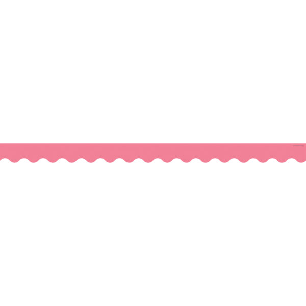 Light Pink Scalloped Border Trim, 35 Feet Per Pack, 6 Packs