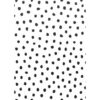 Black Painted Dots on White Better Than Paper Bulletin Board Roll, 4' x 12', Pack of 4