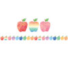 Watercolor Apples Die-Cut Border Trim, 35 Per Pack, 6 Packs