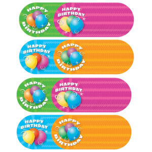 Birthday Wear 'Em Badges, 32 Per Pack, 6 Packs