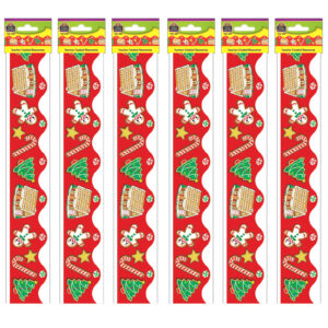 Christmas Border Trim, 35 Feet Per Pack, 6 Packs