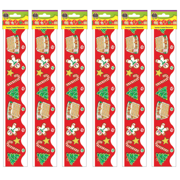 Christmas Border Trim, 35 Feet Per Pack, 6 Packs