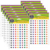 Colorful Paw Prints Mini Stickers Valu-Pak, 1144 Per Pack, 6 Packs