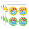 100 Days Smarter Wear 'Em Badges, Self-Adhesive, 32 Per Pack, 6 Packs