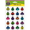 Colorful Ladybugs Stickers, 120 Per Pack, 12 Packs