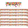 Confetti Straight Border Trim, 35 Feet Per Pack, 6 Packs