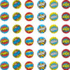 Superhero Mini Stickers Valu-Pak, 1144 Per Pack, 6 Packs