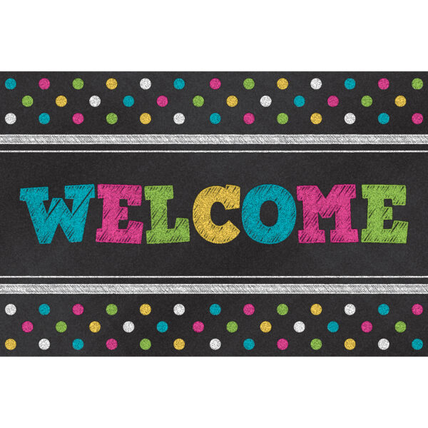 Chalkboard Brights Welcome Postcards, 30 Per Pack, 6 Packs