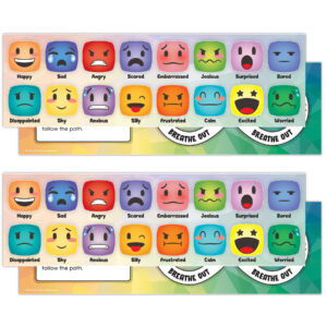 Social-Emotional Mood Meters, 11-1-2" x 3-1-2", 36 Per Pack, 2 Packs