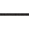 Black With White Pinstripes Straight Border Trim, 35 Feet Per Pack, 6 Packs