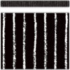 Black With White Pinstripes Straight Border Trim, 35 Feet Per Pack, 6 Packs