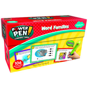 Power Pen Learning Cards: Word Families