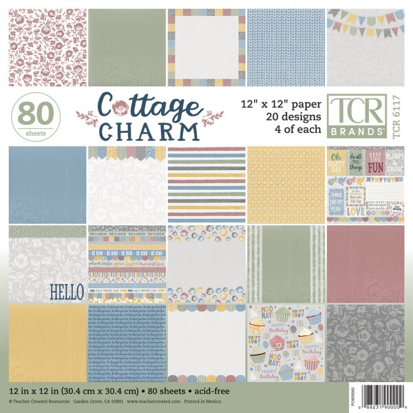 Cottage Charm Project Paper, 80 Sheets