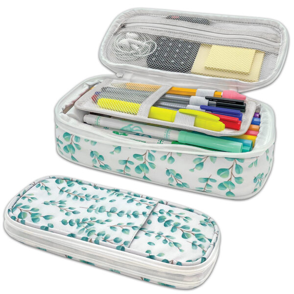 Eucalyptus Pencil Case, Pack of 3