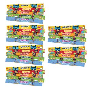 Pete the Cat Groovy Birthday Slap Bracelets, 10 Per Pack, 6 Packs