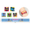 Pete the Cat Groovy Birthday Slap Bracelets, 10 Per Pack, 6 Packs